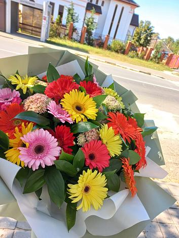 Букет цветов из: Герберы в Яхроме